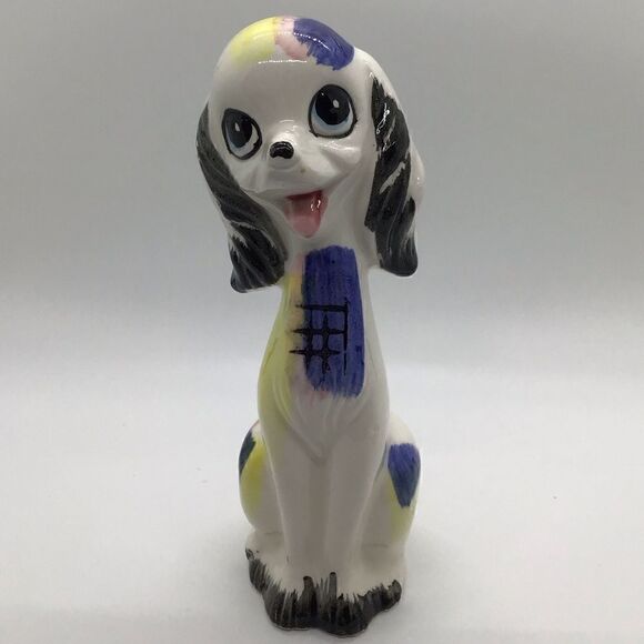 Vintage Big Eyed Ceramic Dog - Picture 1 of 6